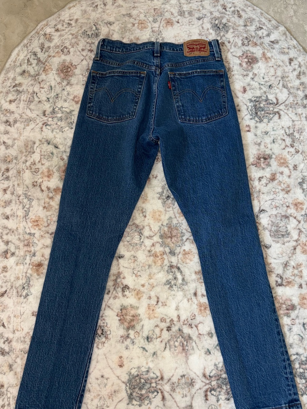 Levi's Women 501 S Distressed Jeans - Picture 3 of 7